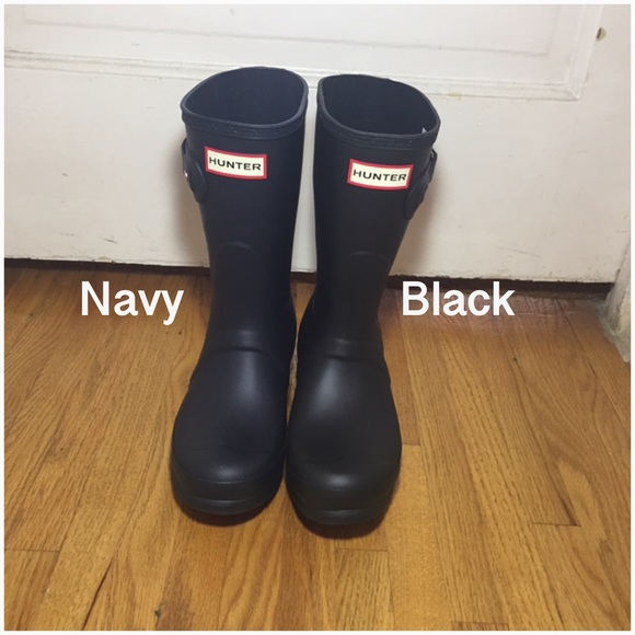 Hunter Original Short Rain Boot - Navy - Picture 7 of 7